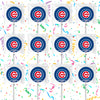 Chicago Cubs Lollipops Party Favors Personalized Suckers 12 Pcs