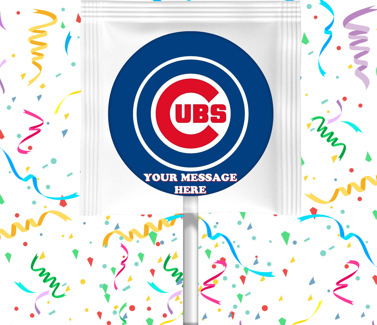 Chicago Cubs Lollipops Party Favors Personalized Suckers 12 Pcs