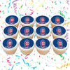 Chicago Cubs Edible Cupcake Toppers (12 Images) Cake Image Icing Sugar Sheet