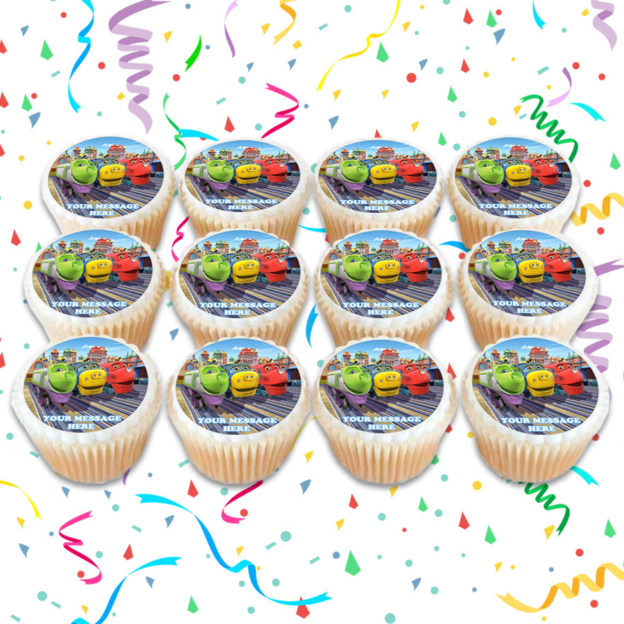 Chuggington Edible Cupcake Toppers (12 Images) Cake Image Icing Sugar Sheet