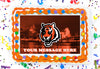 Cincinnati Bengals Edible Image Cake Topper Personalized Birthday Sheet Decoration Custom Party Frosting Transfer Fondant