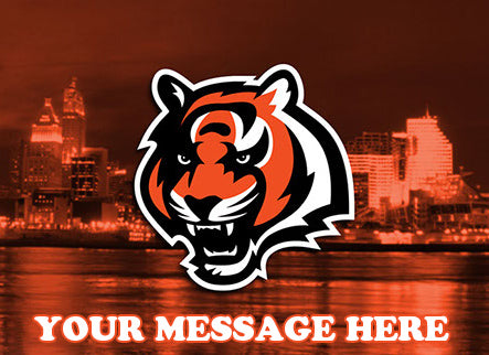 Cincinnati Bengals Edible Image Cake Topper Personalized Birthday Sheet Decoration Custom Party Frosting Transfer Fondant