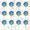 Cinderella Lollipops Party Favors Personalized Suckers 12 Pcs