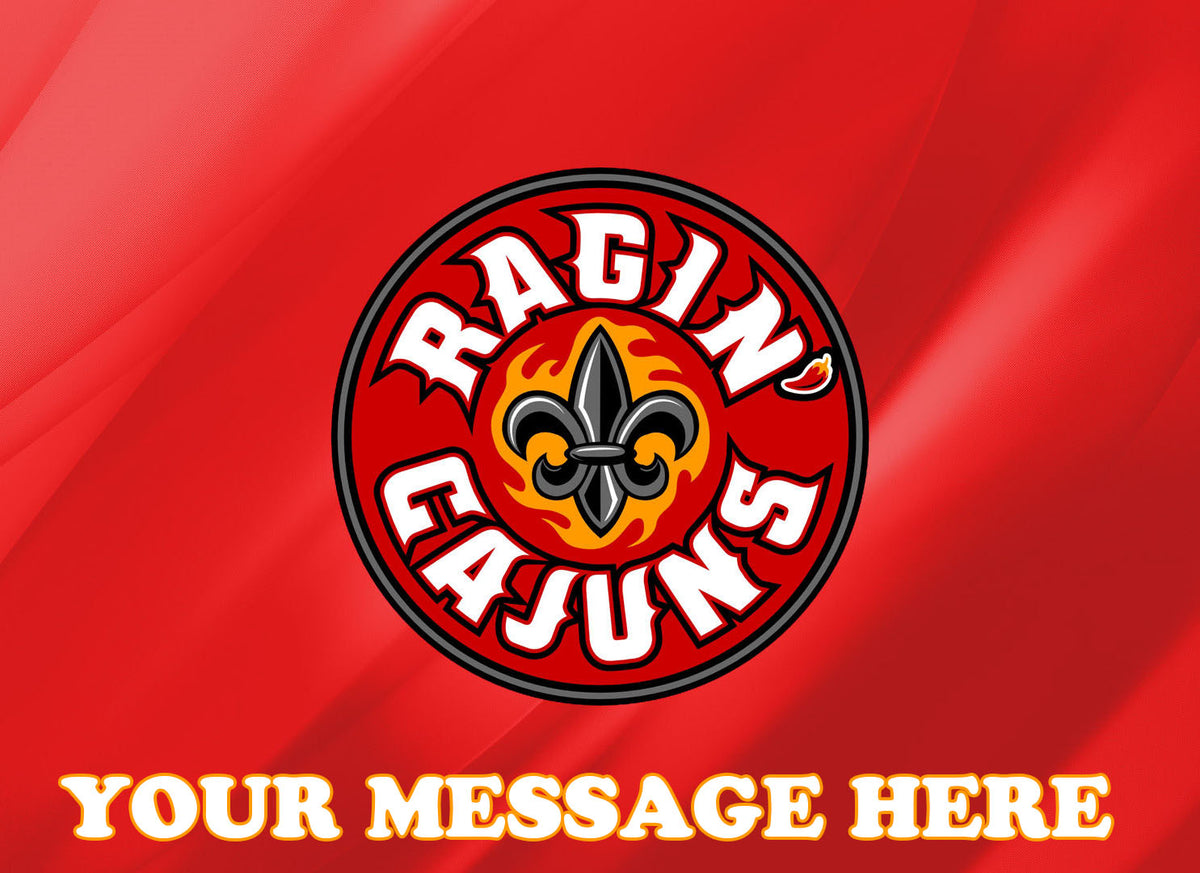 Louisiana Ragin' Cajuns Edible Image Cake Topper Personalized Birthday Sheet Decoration Custom Party Frosting Transfer Fondant