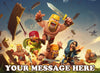 Clash Of Clans Edible Image Cake Topper Personalized Birthday Sheet Decoration Custom Party Frosting Transfer Fondant