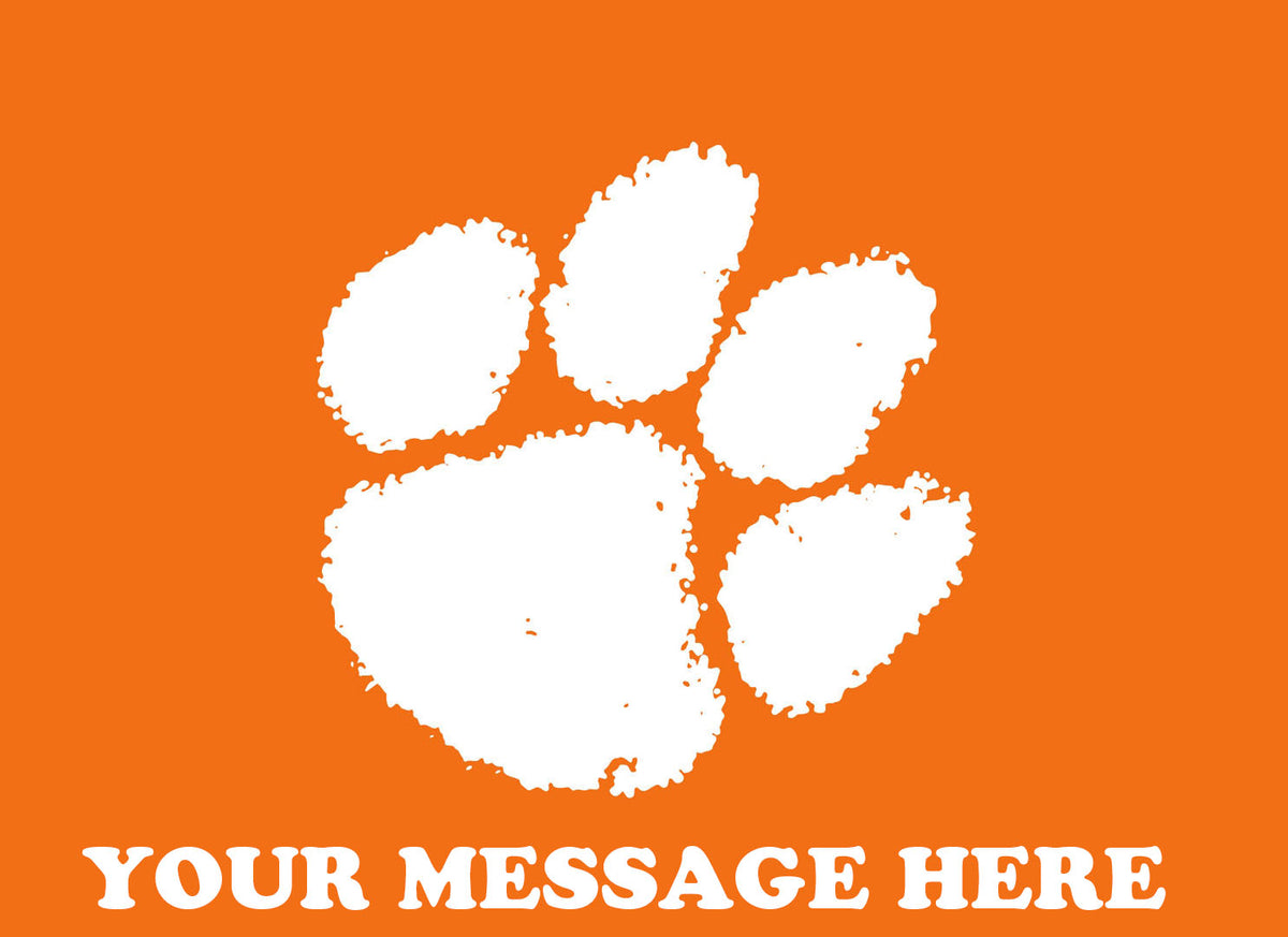 Clemson Tigers Edible Image Cake Topper Personalized Birthday Sheet Decoration Custom Party Frosting Transfer Fondant