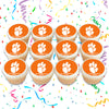 Clemson Tigers Edible Cupcake Toppers (12 Images) Cake Image Icing Sugar Sheet