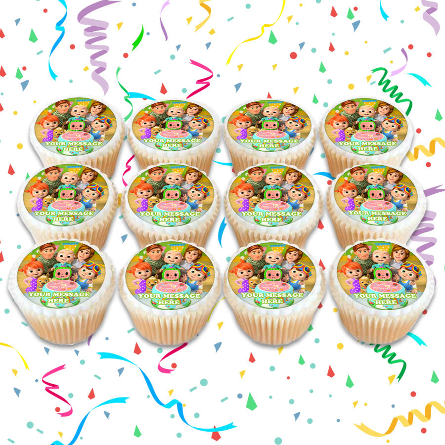 Cocomelon Cupcakes