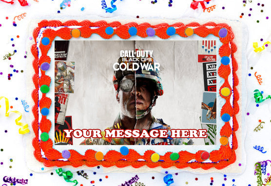 Call Of Duty Cold War Edible Image Cake Topper Personalized Frosting Icing Sheet Custom