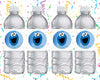Cookie Monster Water Bottle Stickers 12 Pcs Labels Party Favors Supplies Decorations