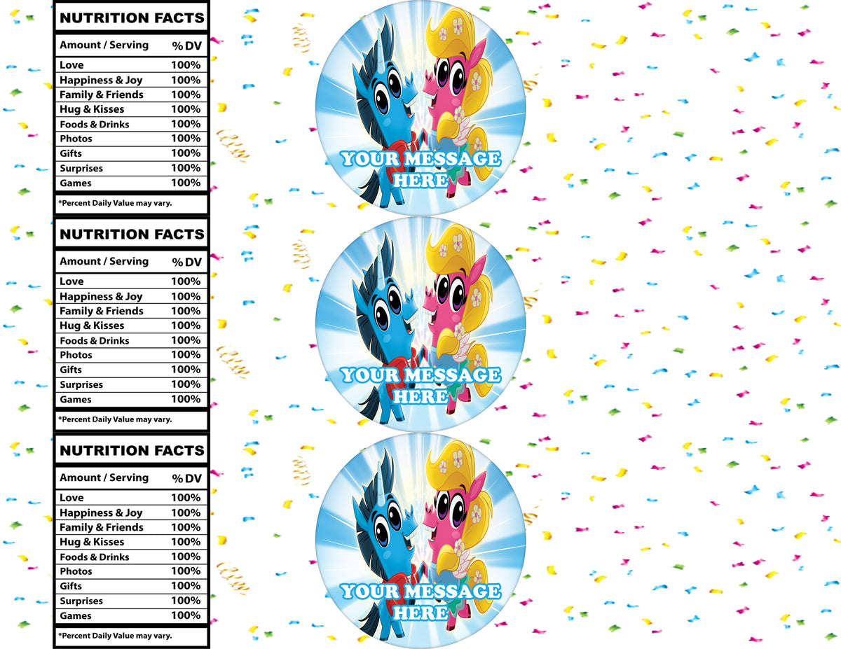 Corn And Peg Water Bottle Stickers 12 Pcs Labels Party Favors Supplies Decorations