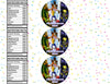 Crash Bandicoot Water Bottle Stickers 12 Pcs Labels Party Favors Supplies Decorations