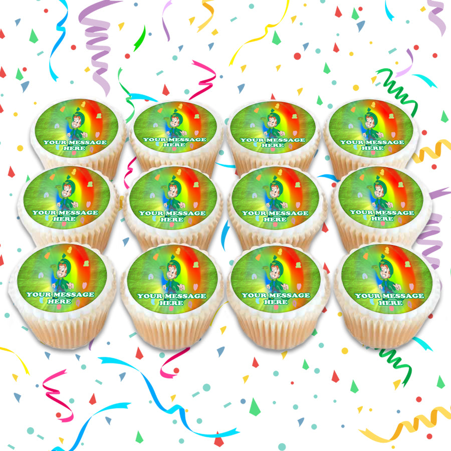Lucky Charms Edible Cupcake Toppers (12 Images) Cake Image Icing Sugar Sheet