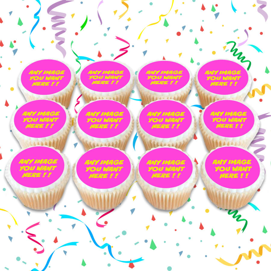Custom Order Edible Image Round Cake Topper, Create Your Own