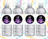 Cyber Punk Water Bottle Stickers 12 Pcs Labels Party Favors Supplies Decorations