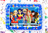 DC Super Hero Girls Edible Image Cake Topper Personalized Birthday Sheet Decoration Custom Party Frosting Transfer Fondant