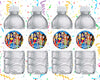 DC Super Hero Girls Water Bottle Stickers 12 Pcs Labels Party Favors Supplies Decorations