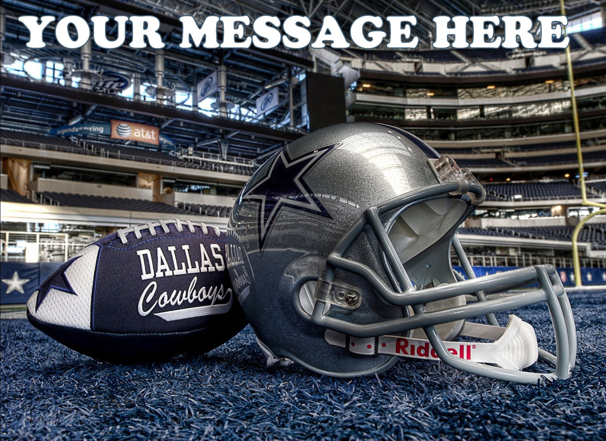 Dallas Cowboys Edible Image Cake Topper Personalized Birthday Sheet Decoration Custom Party Frosting Transfer Fondant