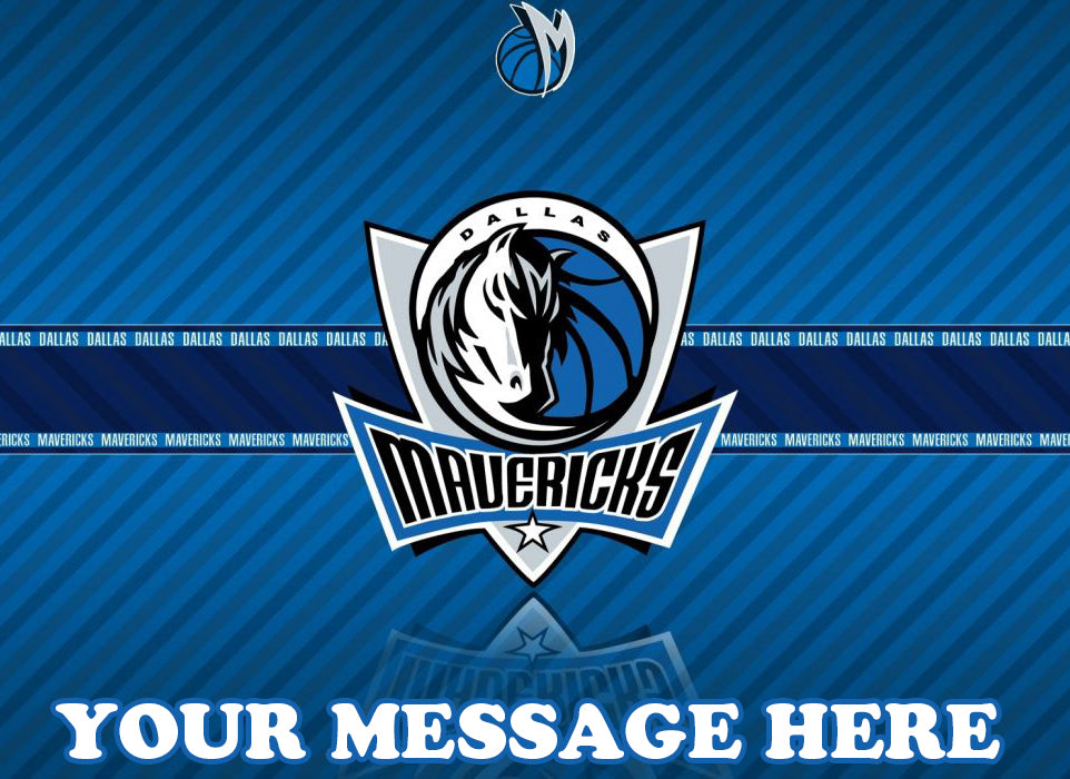 Dallas Mavericks Edible Image Cake Topper Personalized Birthday Sheet Decoration Custom Party Frosting Transfer Fondant