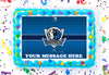 Dallas Mavericks Edible Image Cake Topper Personalized Birthday Sheet Decoration Custom Party Frosting Transfer Fondant