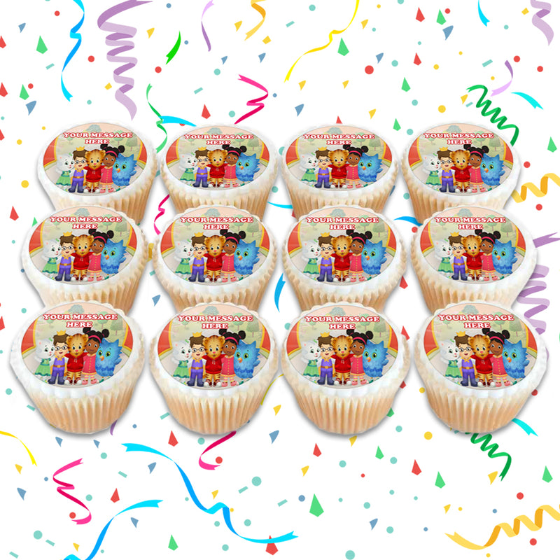 Daniel Tiger's Neighborhood Edible Cupcake Toppers (12 Images) Cake Im ...