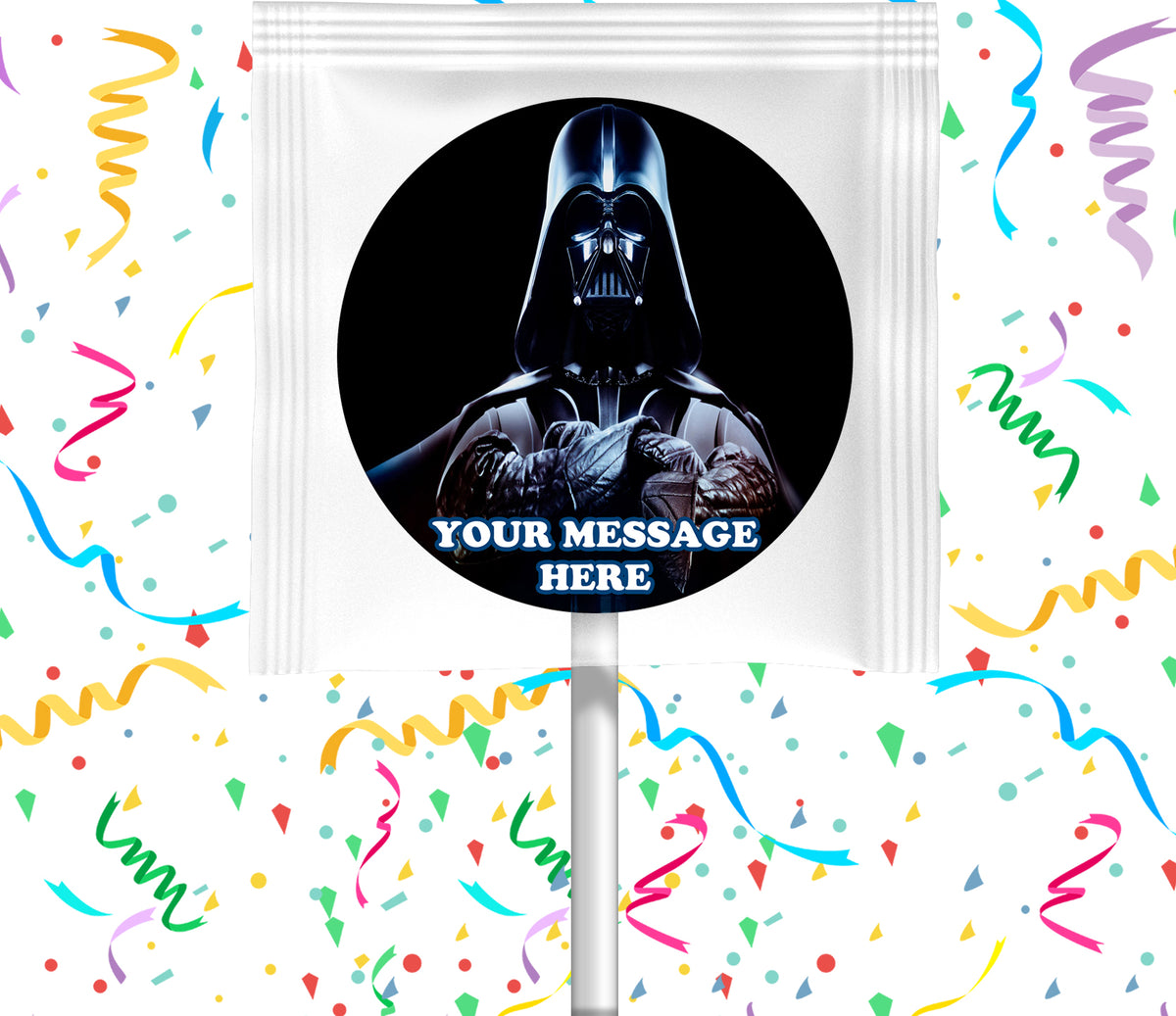 Darth Vader Lollipops Party Favors Personalized Suckers 12 Pcs
