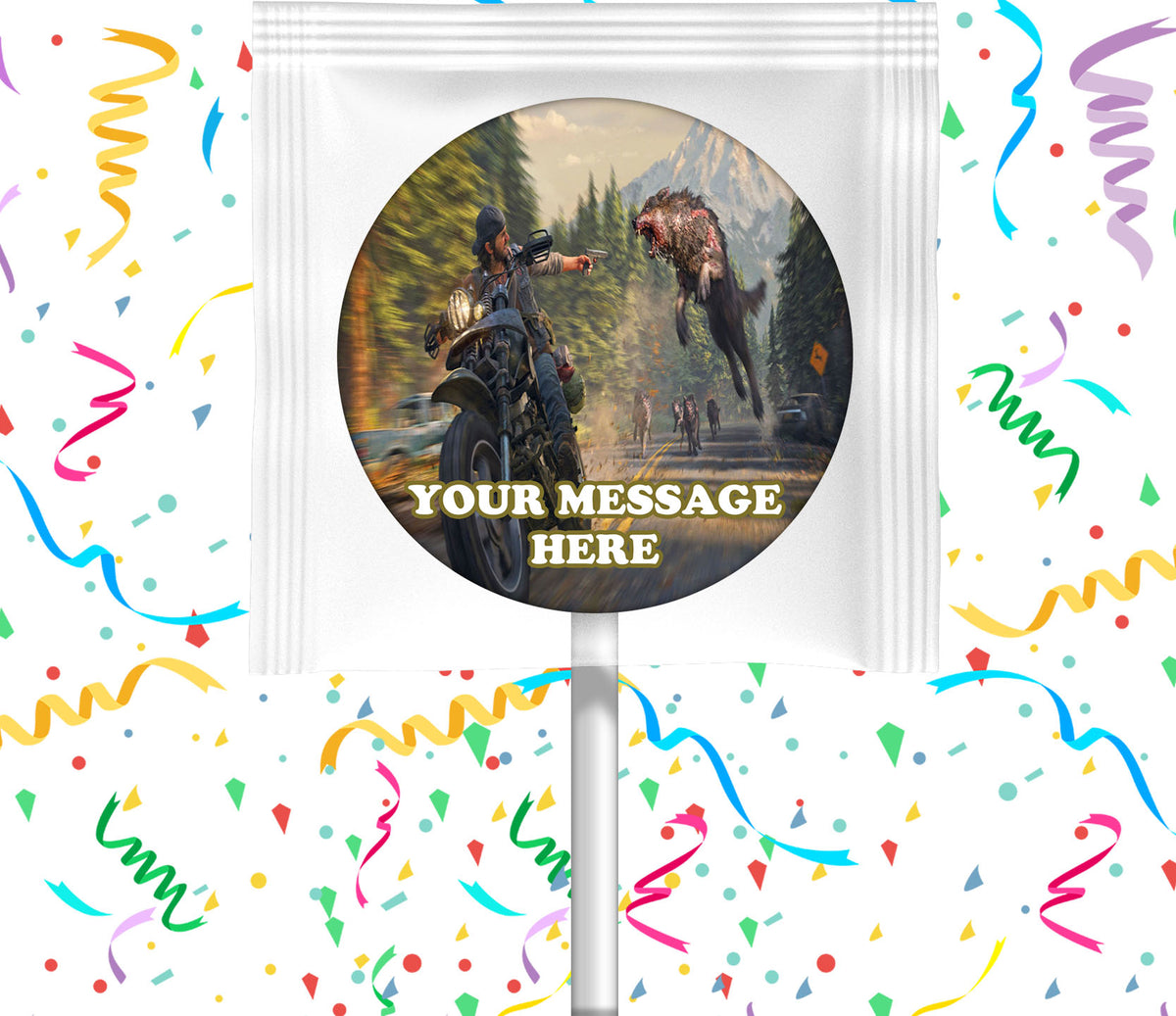 Days Are Gone Lollipops Party Favors Personalized Suckers 12 Pcs