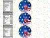 Democratic Party Water Bottle Stickers 12 Pcs Labels Party Favors Supplies Decorations