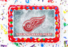 Detroit Red Wings Edible Image Cake Topper Personalized Birthday Sheet Decoration Custom Party Frosting Transfer Fondant