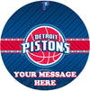 Detroit Pistons Edible Image Cake Topper Personalized Birthday Sheet Custom Frosting Round Circle
