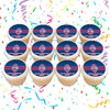 Detroit Pistons Edible Cupcake Toppers (12 Images) Cake Image Icing Sugar Sheet