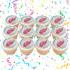 Detroit Red Wings Edible Cupcake Toppers (12 Images) Cake Image Icing Sugar Sheet