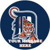 Detroit Tigers Edible Image Cake Topper Personalized Birthday Sheet Custom Frosting Round Circle