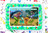 Dinosaur Train Edible Image Cake Topper Personalized Birthday Sheet Decoration Custom Party Frosting Transfer Fondant