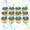Dinosaur Train Edible Cupcake Toppers (12 Images) Cake Image Icing Sugar Sheet
