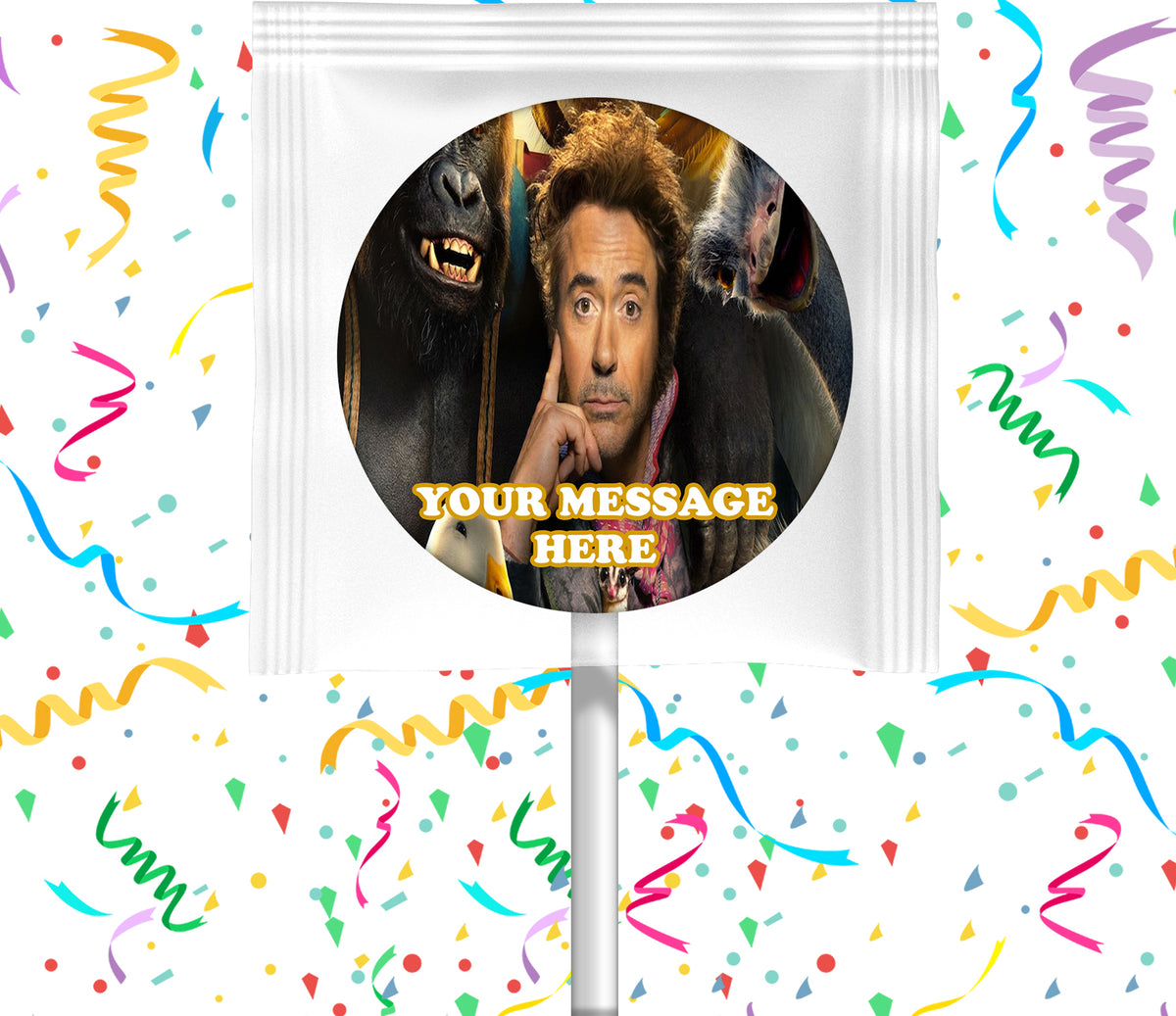 Dolittle Lollipops Party Favors Personalized Suckers 12 Pcs