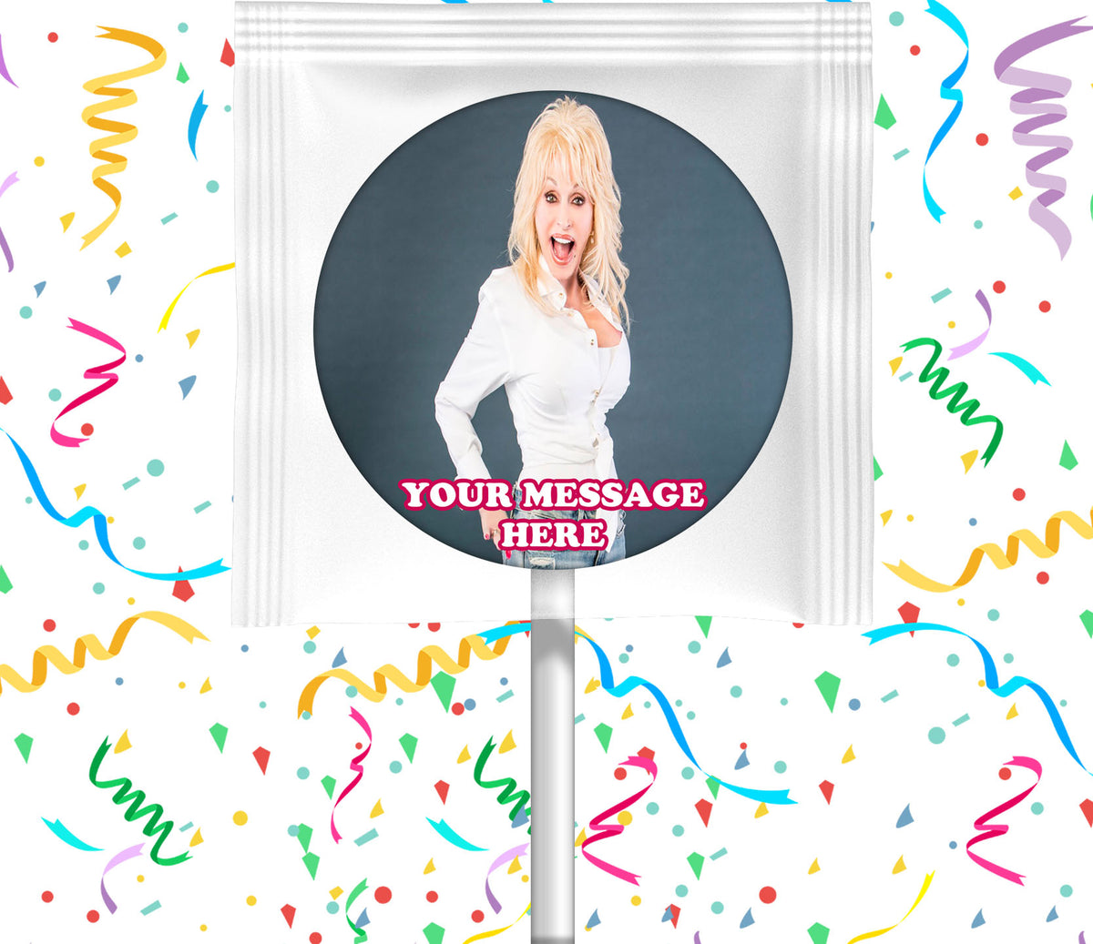 Dolly Parton Lollipops Party Favors Personalized Suckers 12 Pcs
