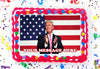 Donald Trump Edible Image Cake Topper Personalized Birthday Sheet Decoration Custom Party Frosting Transfer Fondant