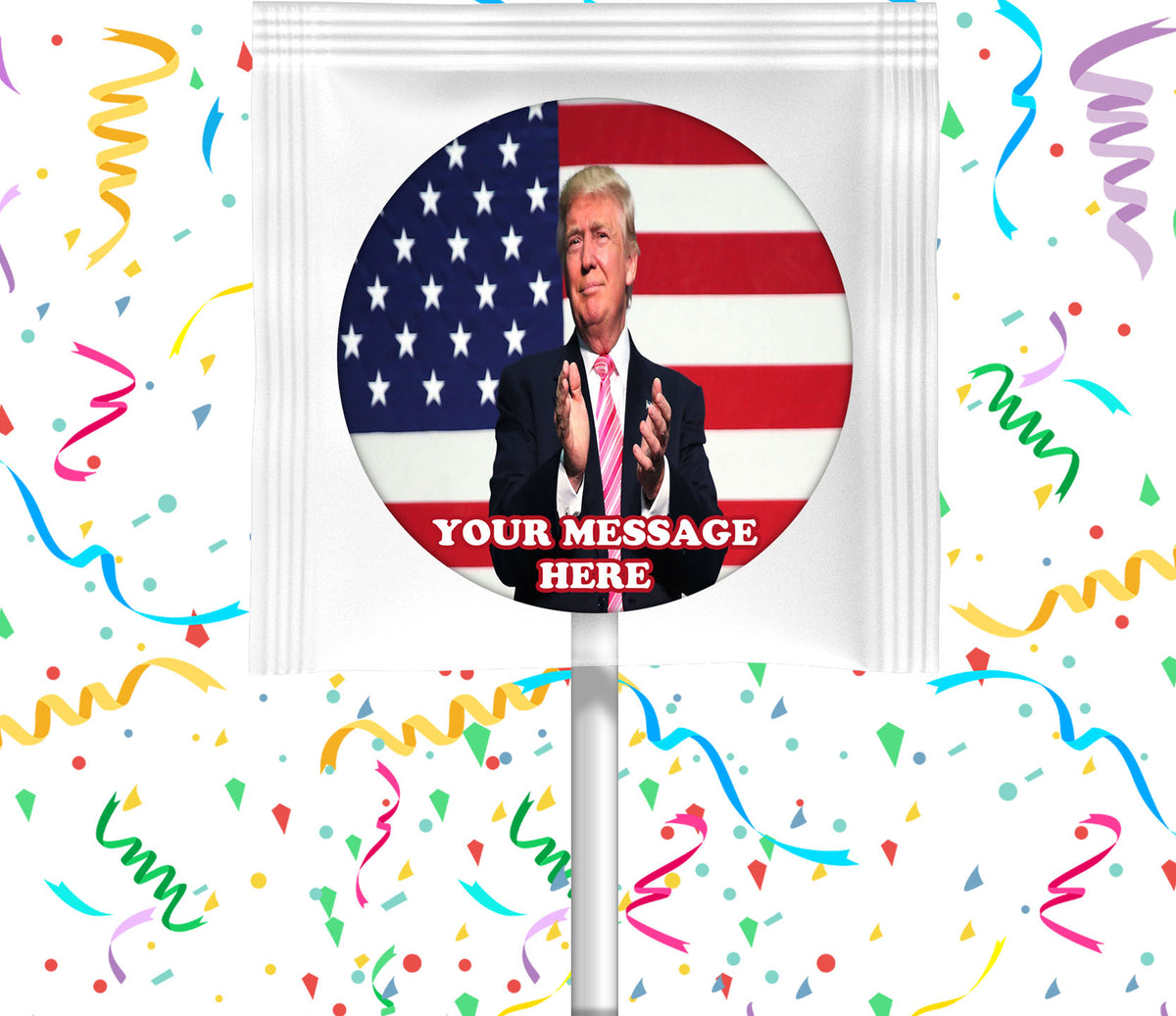 Donald Trump Lollipops Party Favors Personalized Suckers 12 Pcs