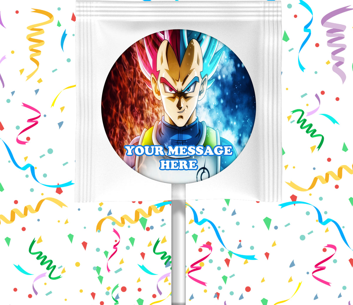 Dragon Ball Super Lollipops Party Favors Personalized Suckers 12 Pcs