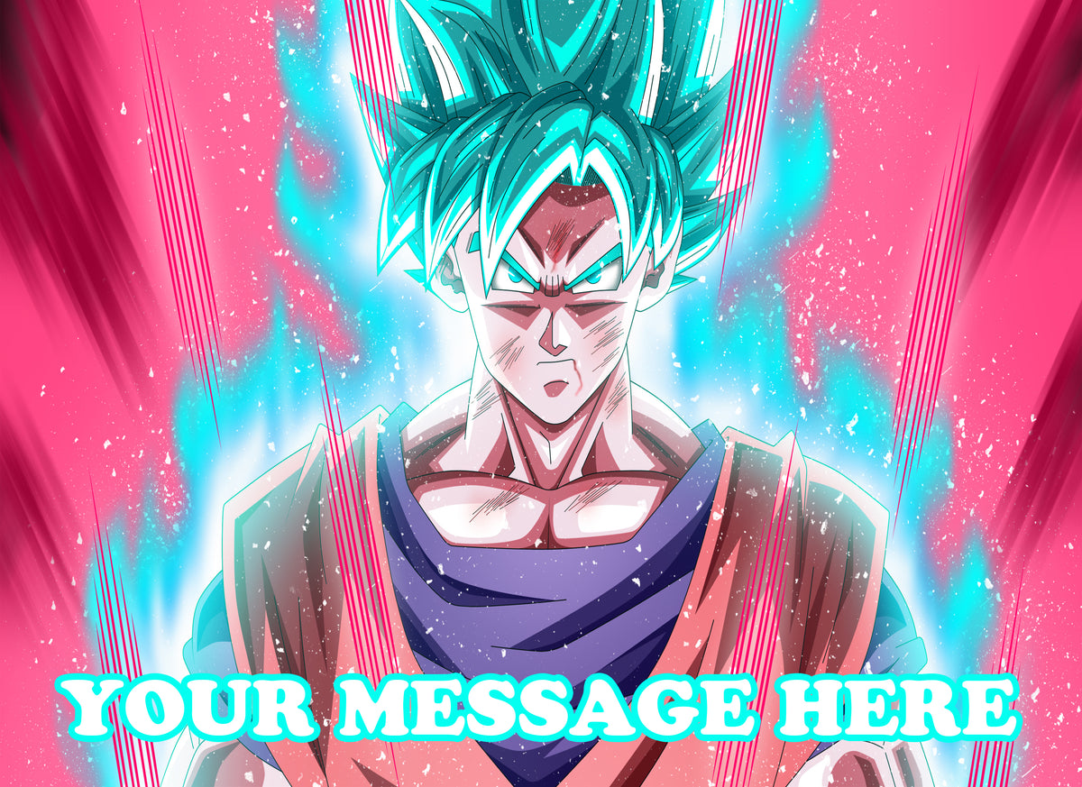 Dragon Ball Z Edible Image Cake Topper Personalized Birthday Sheet Decoration Custom Party Frosting Transfer Fondant