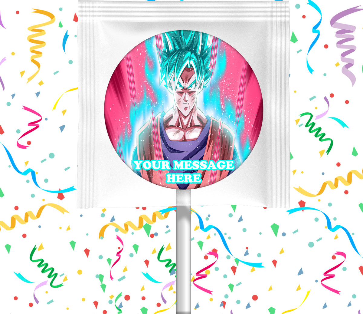 Dragon Ball Lollipops Party Favors Personalized Suckers 12 Pcs