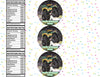 Dragon Monster Jam Truck Water Bottle Stickers 12 Pcs Labels Party Favors Supplies Decorations