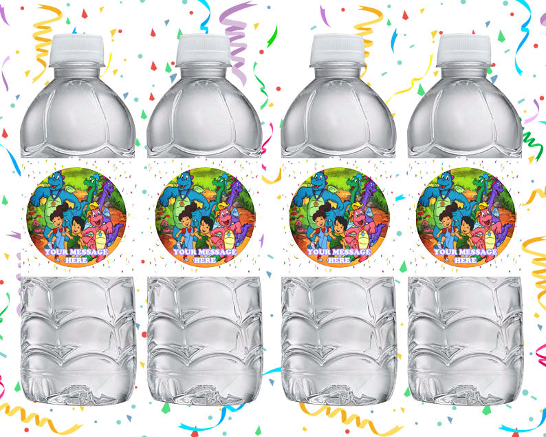 Dragon Tales Water Bottle Stickers 12 Pcs Labels Party Favors Supplies Decorations