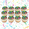 Dragon Tales Edible Cupcake Toppers (12 Images) Cake Image Icing Sugar Sheet