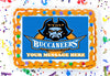 East Tennessee State Buccaneers Edible Image Cake Topper Personalized Birthday Sheet Decoration Custom Party Frosting Transfer Fondant