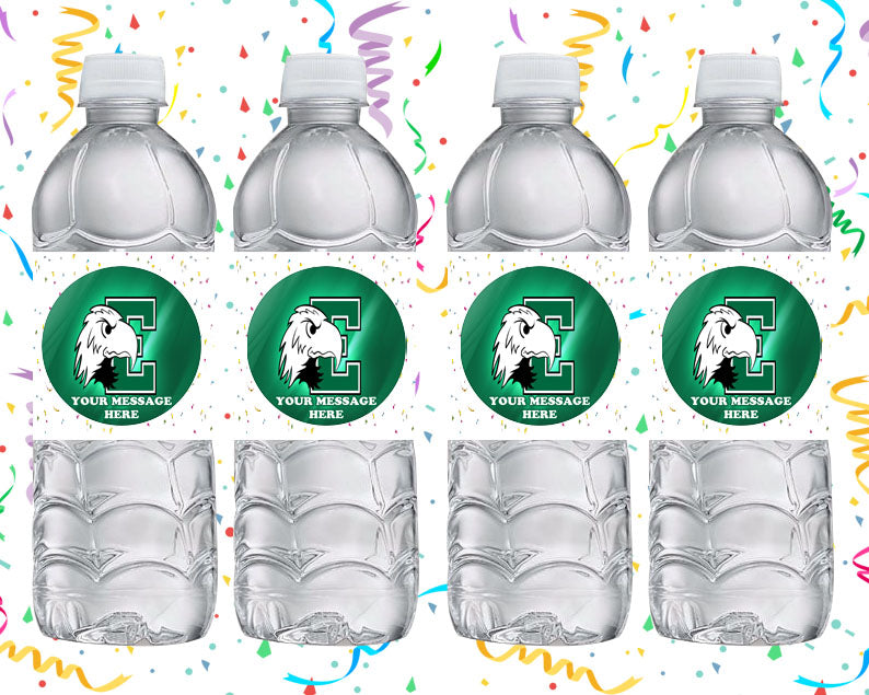 Eastern Michigan Eagles Water Bottle Stickers 12 Pcs Labels Party Favors Supplies Decorations