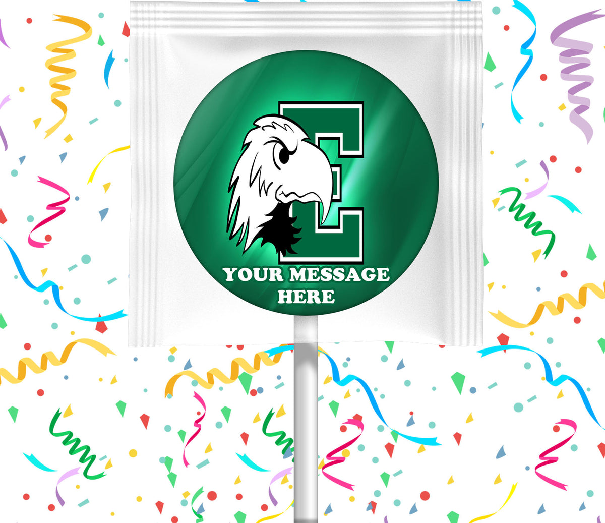Eastern Michigan Eagles Lollipops Party Favors Personalized Suckers 12 Pcs