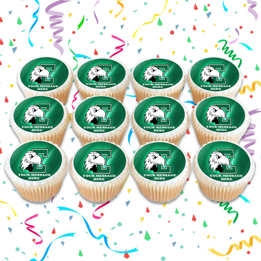 Eastern Michigan Eagles Edible Cupcake Toppers (12 Images) Cake Image Icing Sugar Sheet