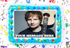 Ed Sheeran Edible Image Cake Topper Personalized Birthday Sheet Decoration Custom Party Frosting Transfer Fondant